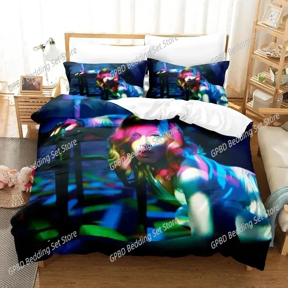 

3D Print Sexy Madonna Bedding Set For Bedroom Soft Modern Bedspreads Comefortable Kids Duvet Cover Quilt Cover And Pillowcase