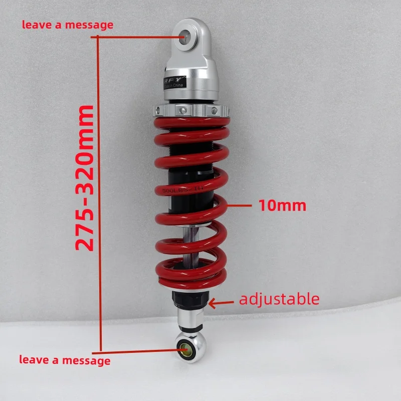 10mm spring 280mm 290mm 300mm 320mm Motorcycle Shock Absorber for Rear BMW K 100 BMW R 100 HONDA YMAHA SUZUKI Kawasaki ATV