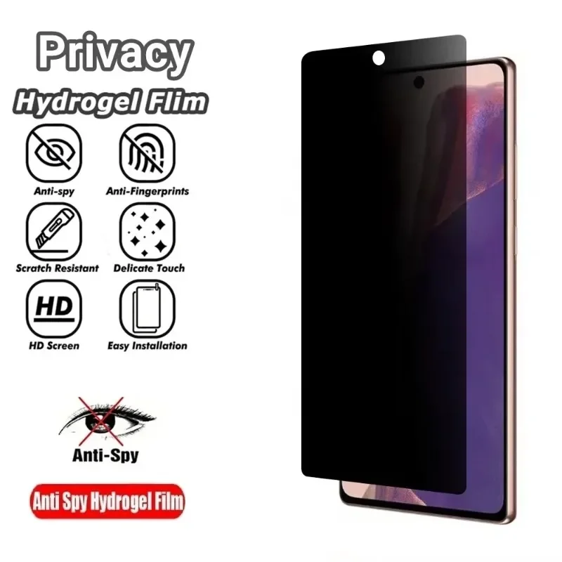 

Anti-Spy Hydrogel Film For ZTE Blade A54 A3 V50 A73 V50 Design 5G 4G Privacy Screen Protector For ZTE Voyage 41S Libero 5G IV