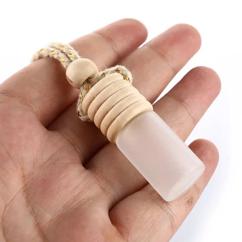 (SLGD-QTG) 10pcs 5ml Car Perfume Bottle for Essential Oils Air Freshener Perfume Pendant