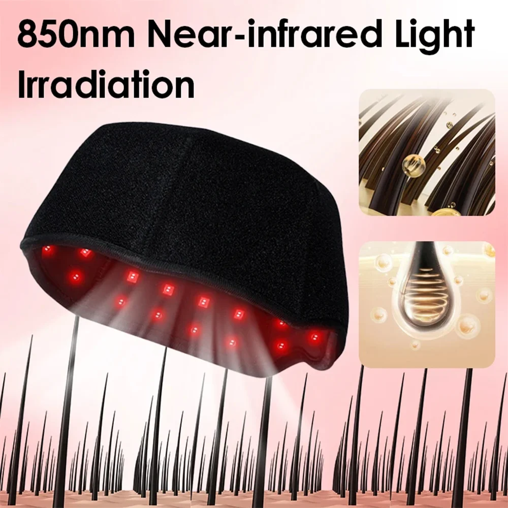 NEW Red Light Therapy For Hair Fast Growth Cap 100LEDs 3in1  Infrared Light 660nm 850nm Therapy Device For Hair Loss Treatment view 3