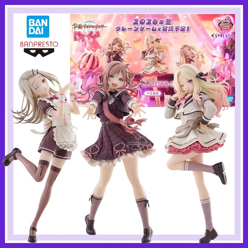 

Original Bandai Banpresto The Idolmaster School Idol Festival Sena Juo Hiro Shinosawa Rinami Himesaki Anime Action Figures Model