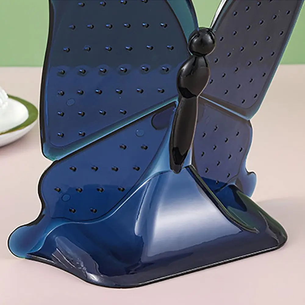 튼튼한 플라스틱 쥬얼리 디스플레이 랙, 나비 귀걸이 보관 스탠드, 패션 액세서리 귀걸이 거치대, 96 홀