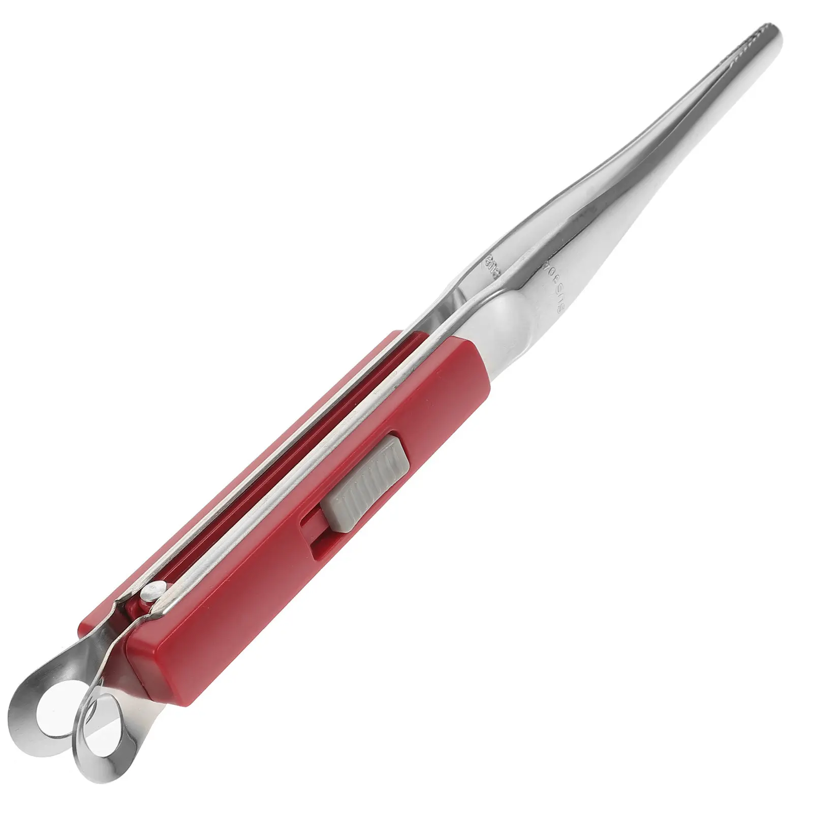 Stainless Steel Barbecue Clip Kitchen Tong Cooking Food Tong Grill Tongs Bbq Tools Long Handle Anti-Scalding Metal Tongs
