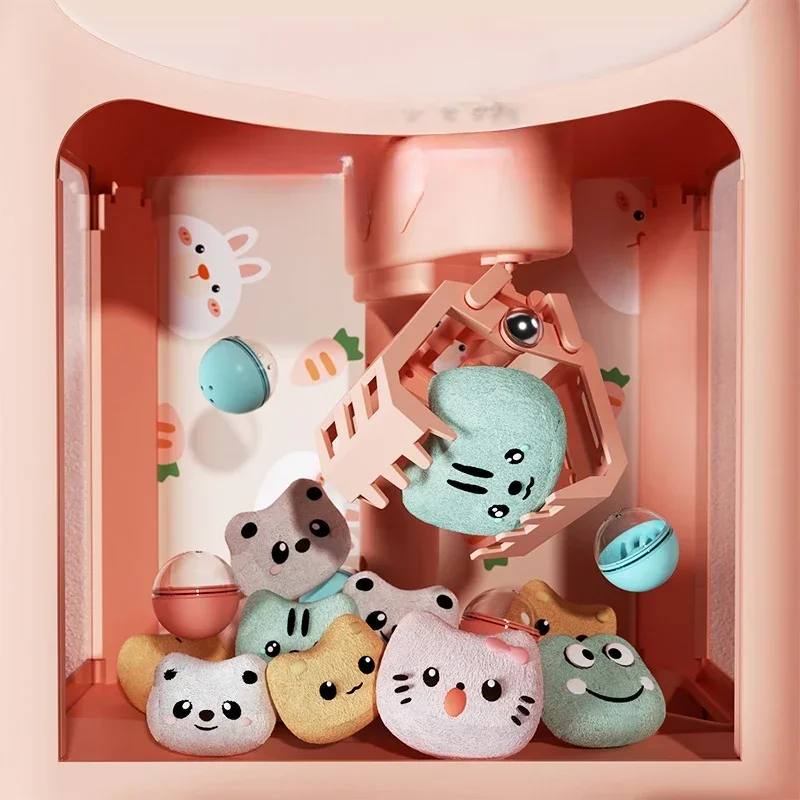 Children Toys Claw Machine Household Gashapon Clip Doll Recreational Machines Male Female Interactive Puzzle Playing House Toys