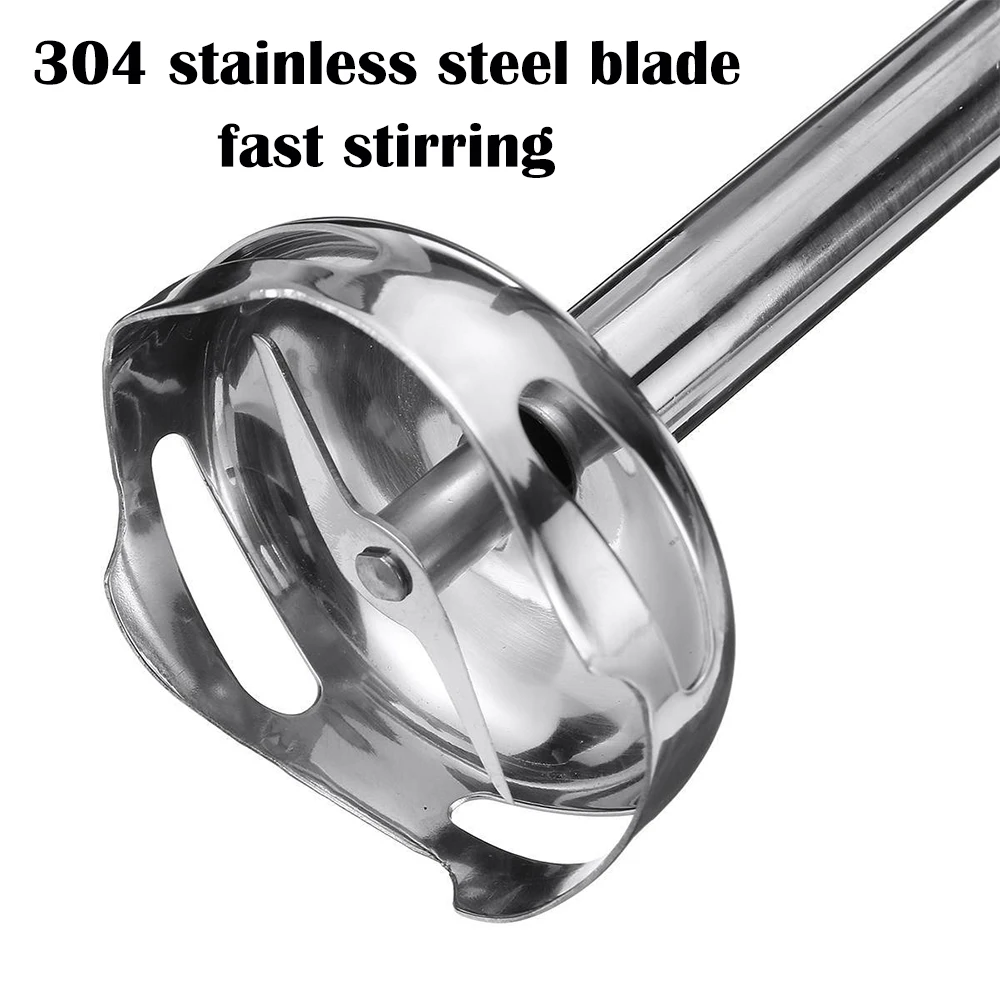 4IN1 다기능 핸드 헬드 푸드 믹서 500W 전기 푸드 블렌더 스테인레스 스틸 빠른 교반 고기 과일 야채 프로세서