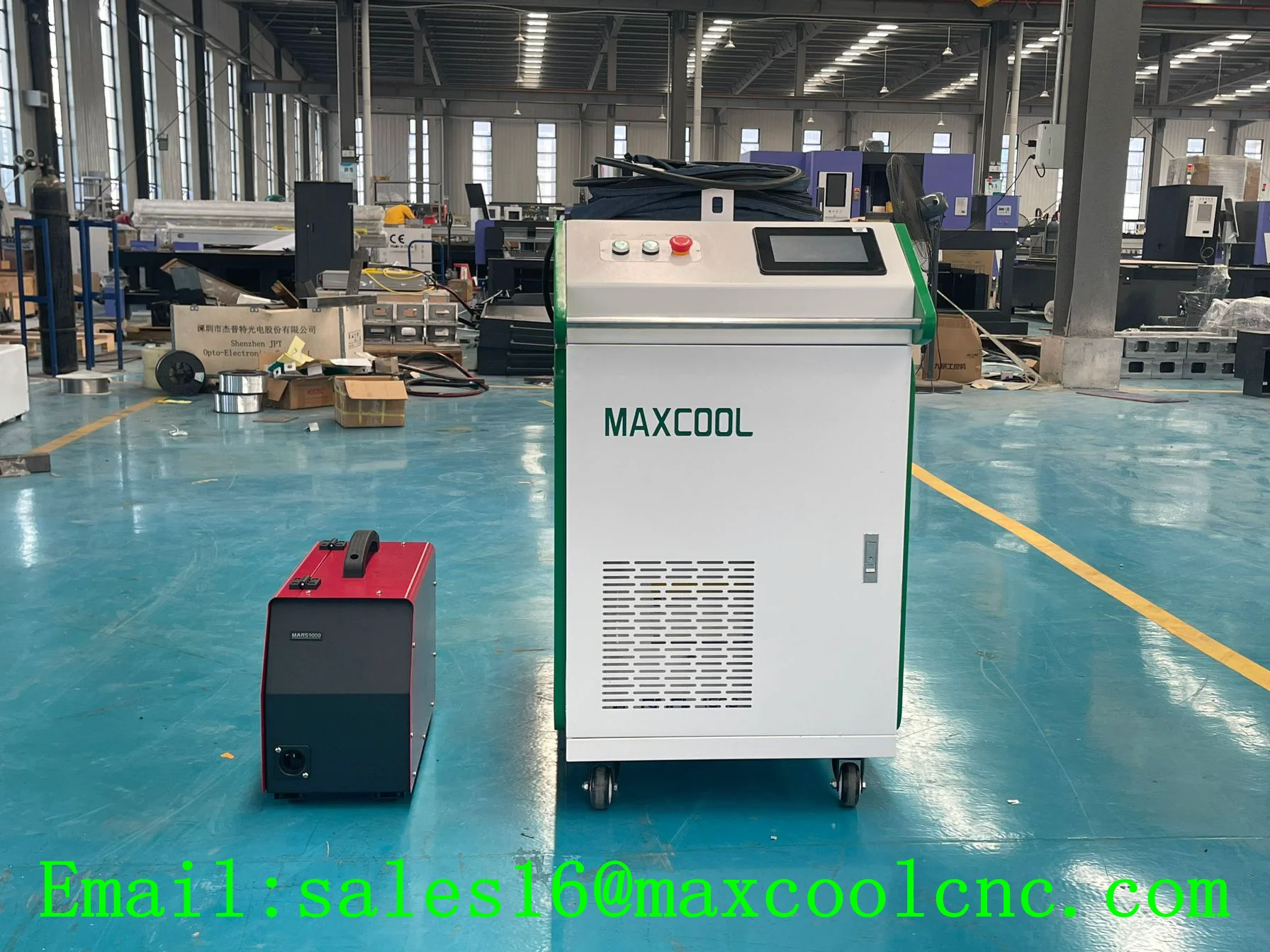 3-1 Portable Water-cooled Fiber Laser Handheld Welding Machine SUP21T with Wire Feeder Machine