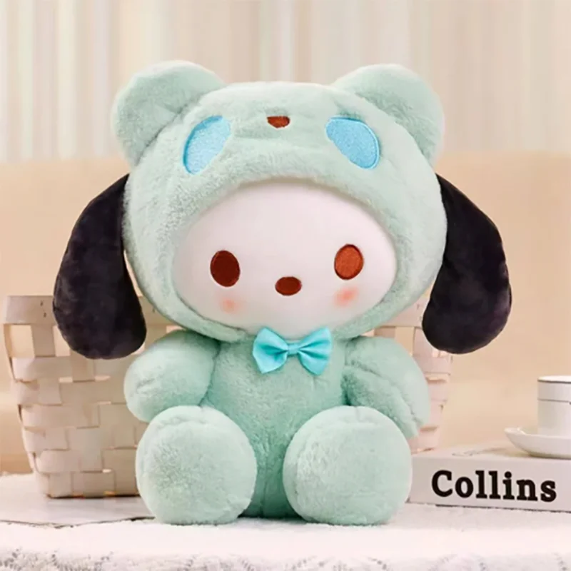 23 centimetri Kawaii Anime Periferiche Peluche Cinnamonroll Kuromi Pochacco Peluche Ripiene Bambola Carino Raccogliere Giocattoli Per Bambini Regalo Di Compleanno