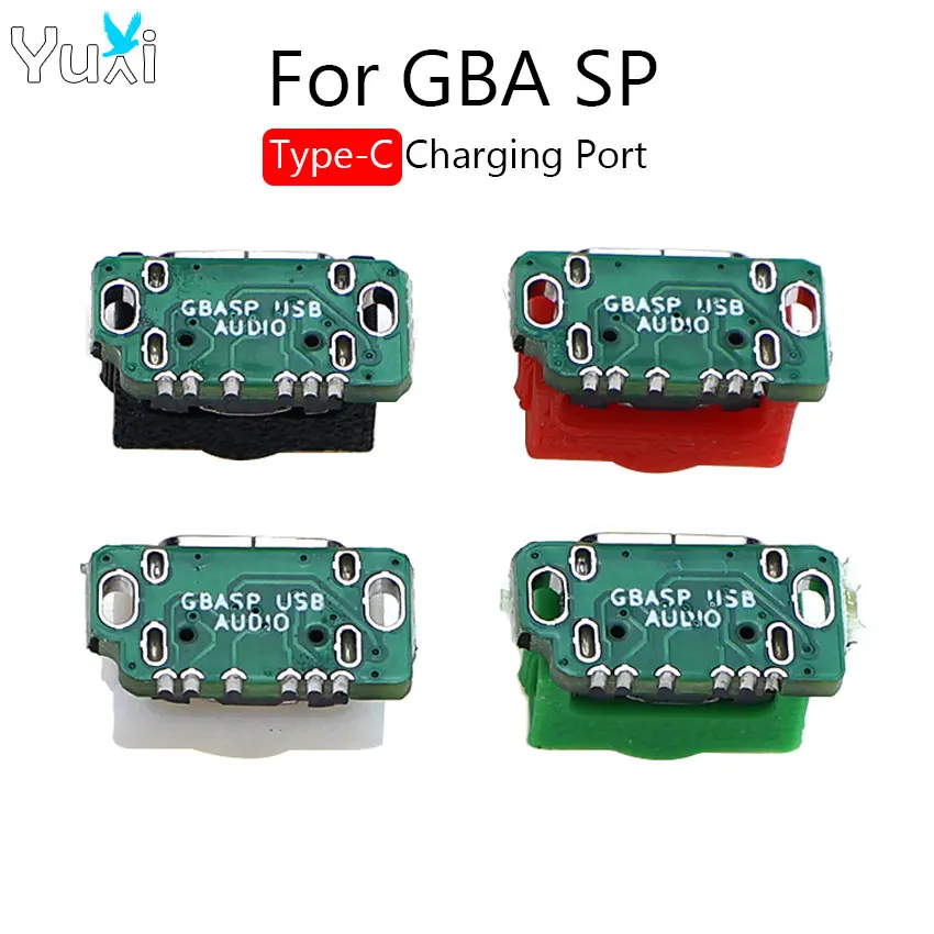 

YuXi 1 Set For GBA SP Type-C Audio Mod USB Charging Port USB-C Power Socket With 3D Printed For Gameboy Advance SP