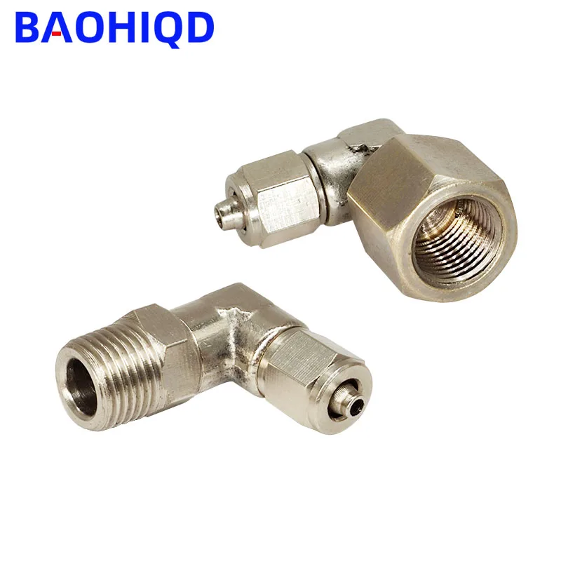 Pneumatic Fittings Air Fitting 360 ° Rotation 4 6 8 10 12 mm Thread 1/8 3/8 1/2\