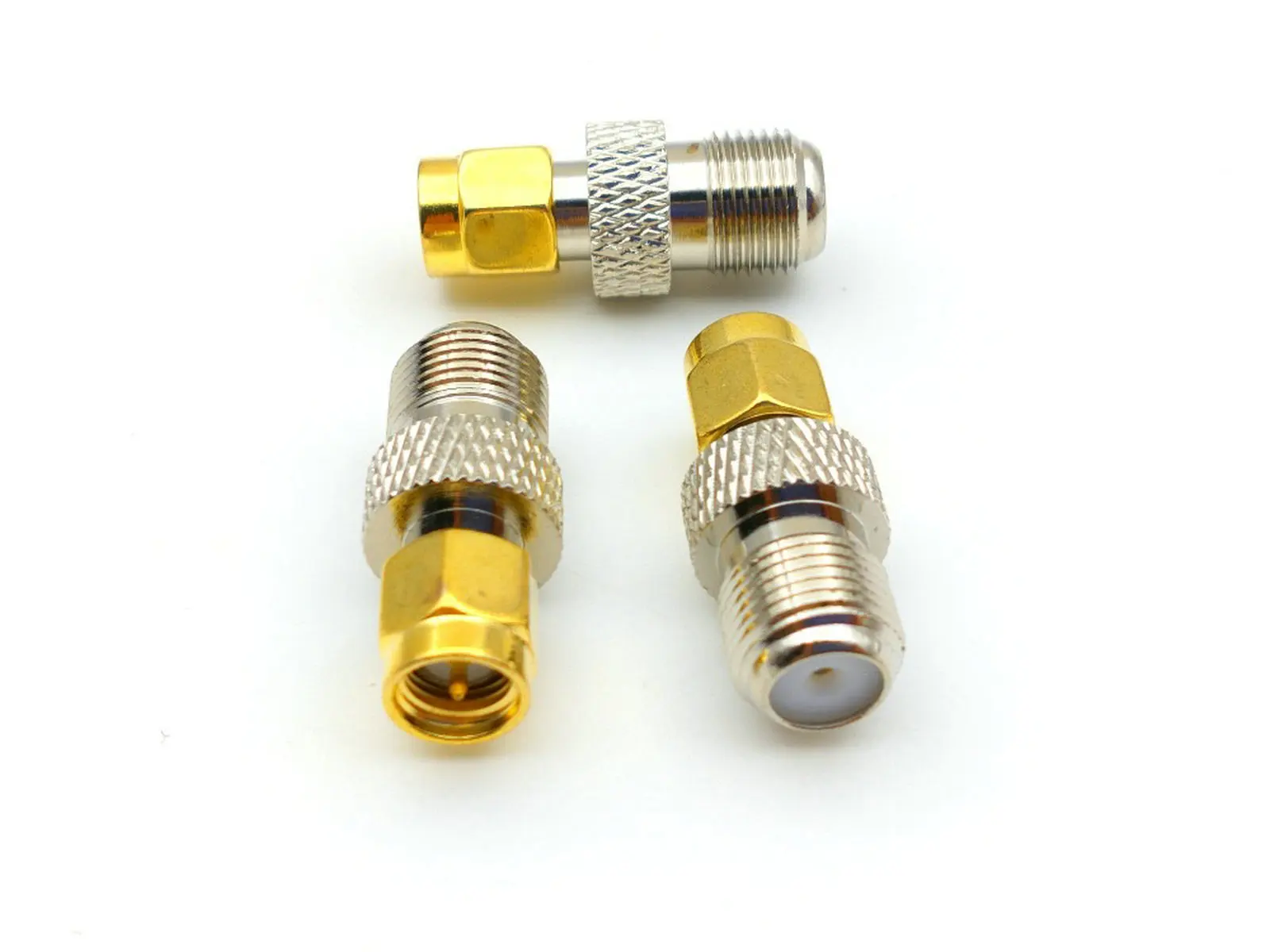 20PCS/50PCS  F Type Female Jack to SMA male plug RF coaxial adapter