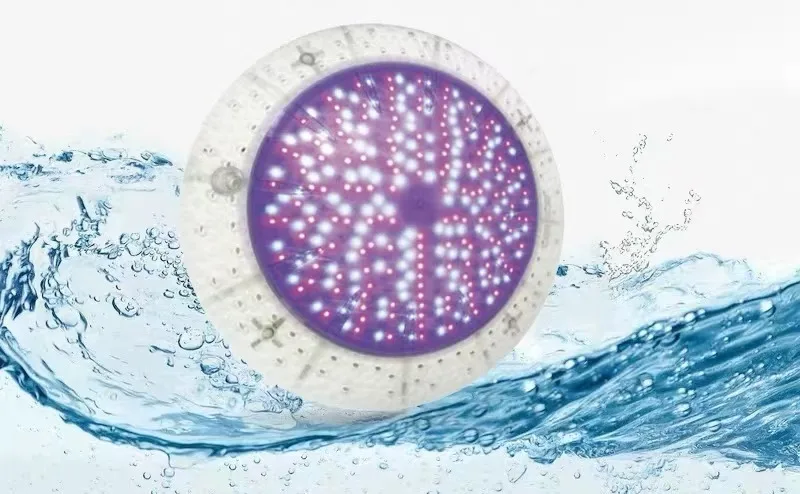 Hot selling：Swimming Pool Underwater Light 20W Wall Mounted Lighting Embedded Water Feature LED RGB Light