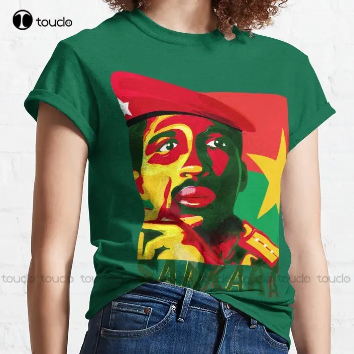 Thomas Sankara Classic T-Shirt Pirate Shirt Women Custom Aldult Teen Unisex Digital Printing Tee Shirts Custom Gift Xs-5Xl New