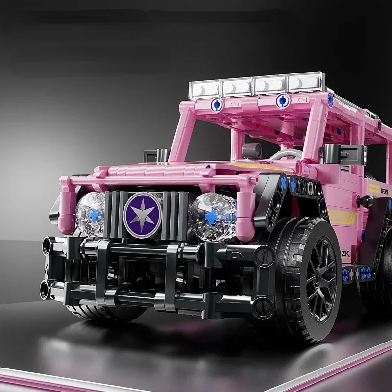 1:18 Classic Super City Racing Car Building Blocks Auto sportive Mattoni Set di veicoli Giocattolo tecnico fai da te per regalo per bambini