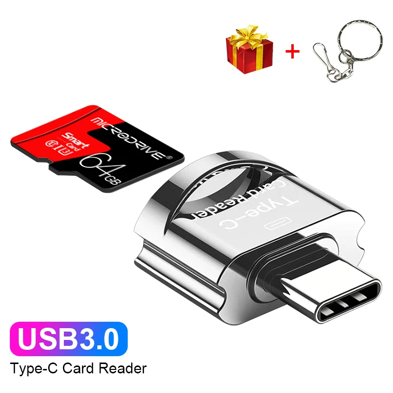 USB 3.1 Type C to Micro SD TF Card Reader Adapter High Speed Memory Card Reader for Laptop Computer Phone Tablet Compatible