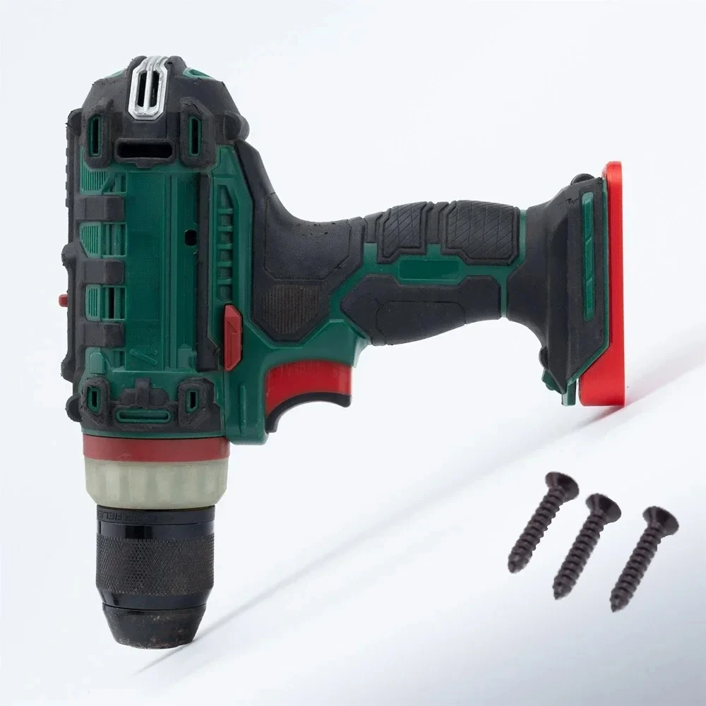 para Ferramentas da Série Lidl Parkside X20v Suporte de Suporte de Parede x3 Peças Ferramentas Não Incluídas