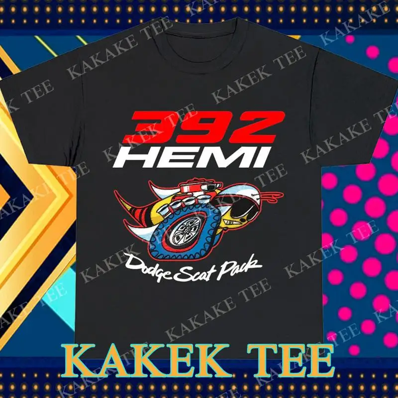 

Новая футболка с логотипом HEMI SCAT PACK 392, забавная американская футболка, размер от S до 5XL