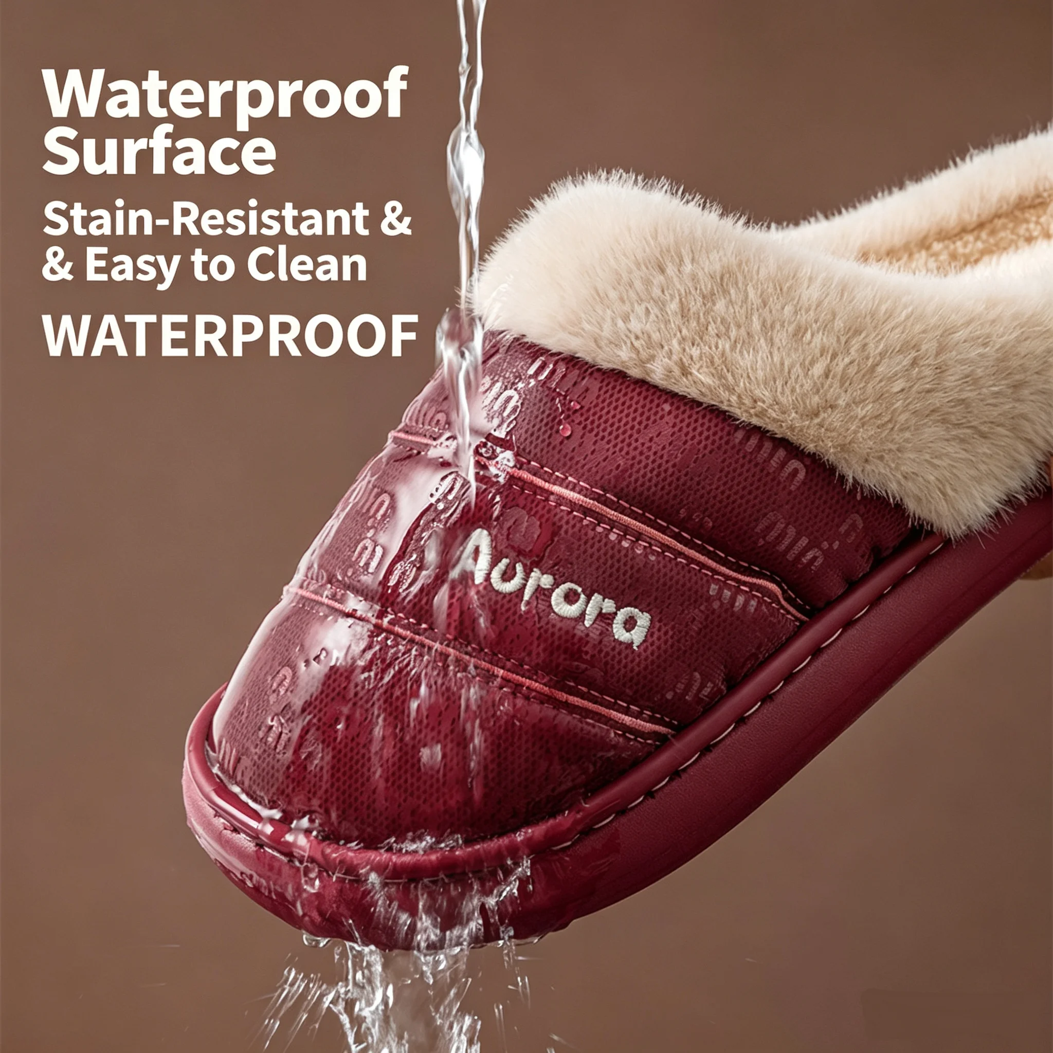 Thick Platform Winter Slippers Women Men Warm Plush Fleece Indoor Shoes Non-Slip Soft Sole Furry Home Cotton Mules Fuzzy Slides