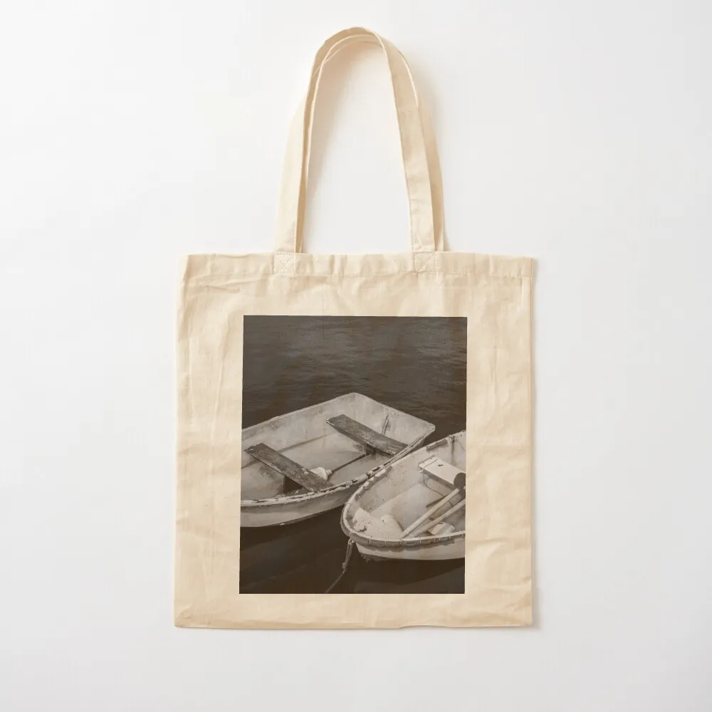 

Rowboats Rockport MA II BW Tote Bag shopping bags foldable Lady bag Canvas Tote Bag