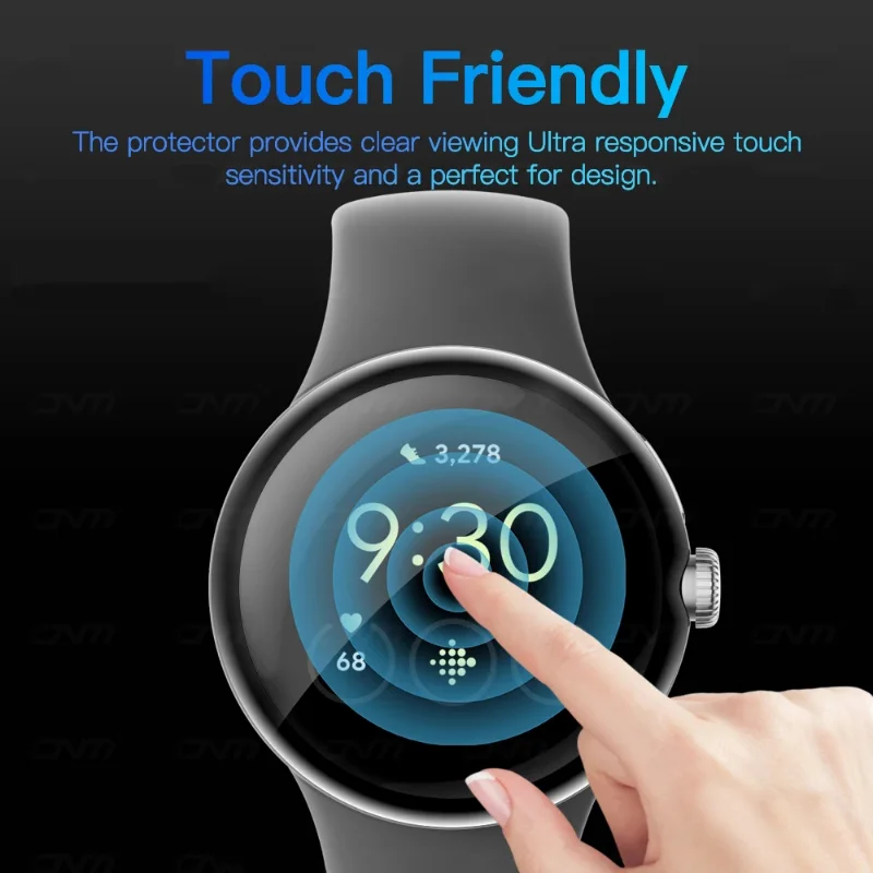 Protector de pantalla completa 5D para Google Pixel Watch, cubierta de película protectora, no cristal para Google Pixel, accesorios para reloj inteligente, 5/1 Uds.