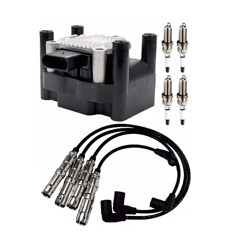 

Катушка зажигания + 4 иридиевых свечи зажигания + провод для Chery Amulet Brilliance A11-3705110DA A113705110DA UF277, аксессуары, запасные части