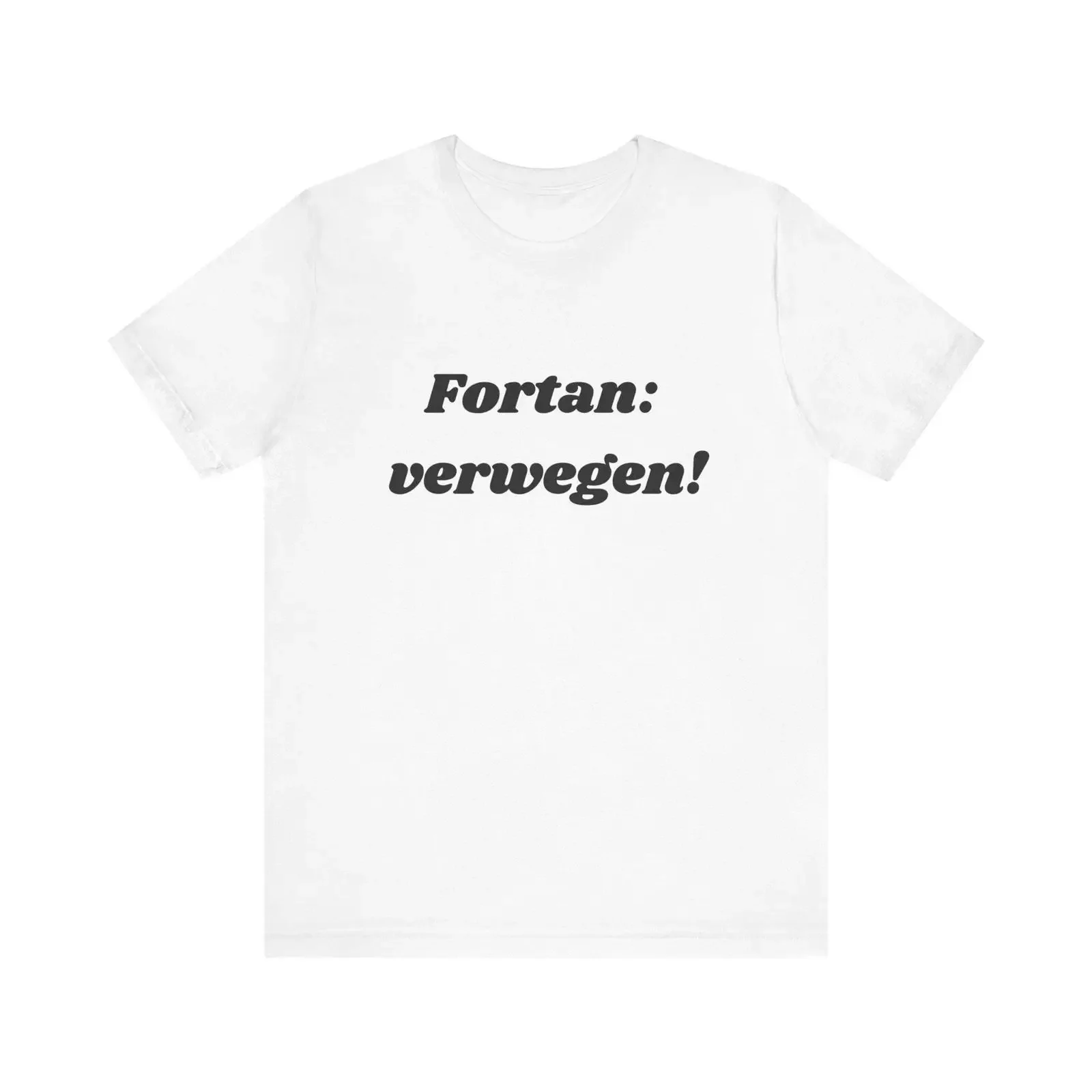 T-shirt audacieux avec citation allemande minimaliste, humoristique et ironique, style vintage, effet délavé, vêtements de créateur homme, polyvalent