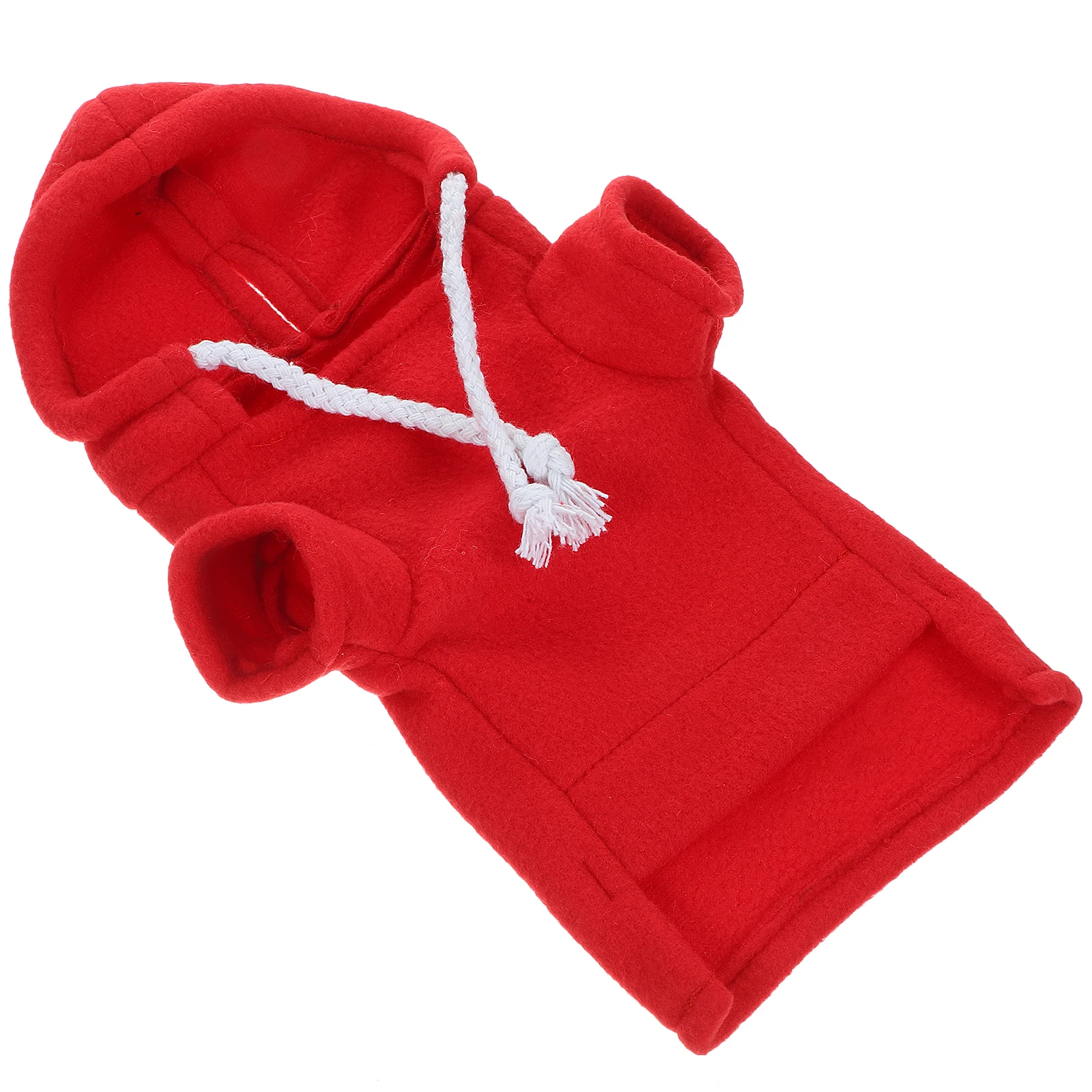 

Pet Ferret Sweatshirt Red S Size Hoodie Shirts Small Animal Decor Clothes Guinea Pig Wear Comfortable Outdoor Clothing Pet