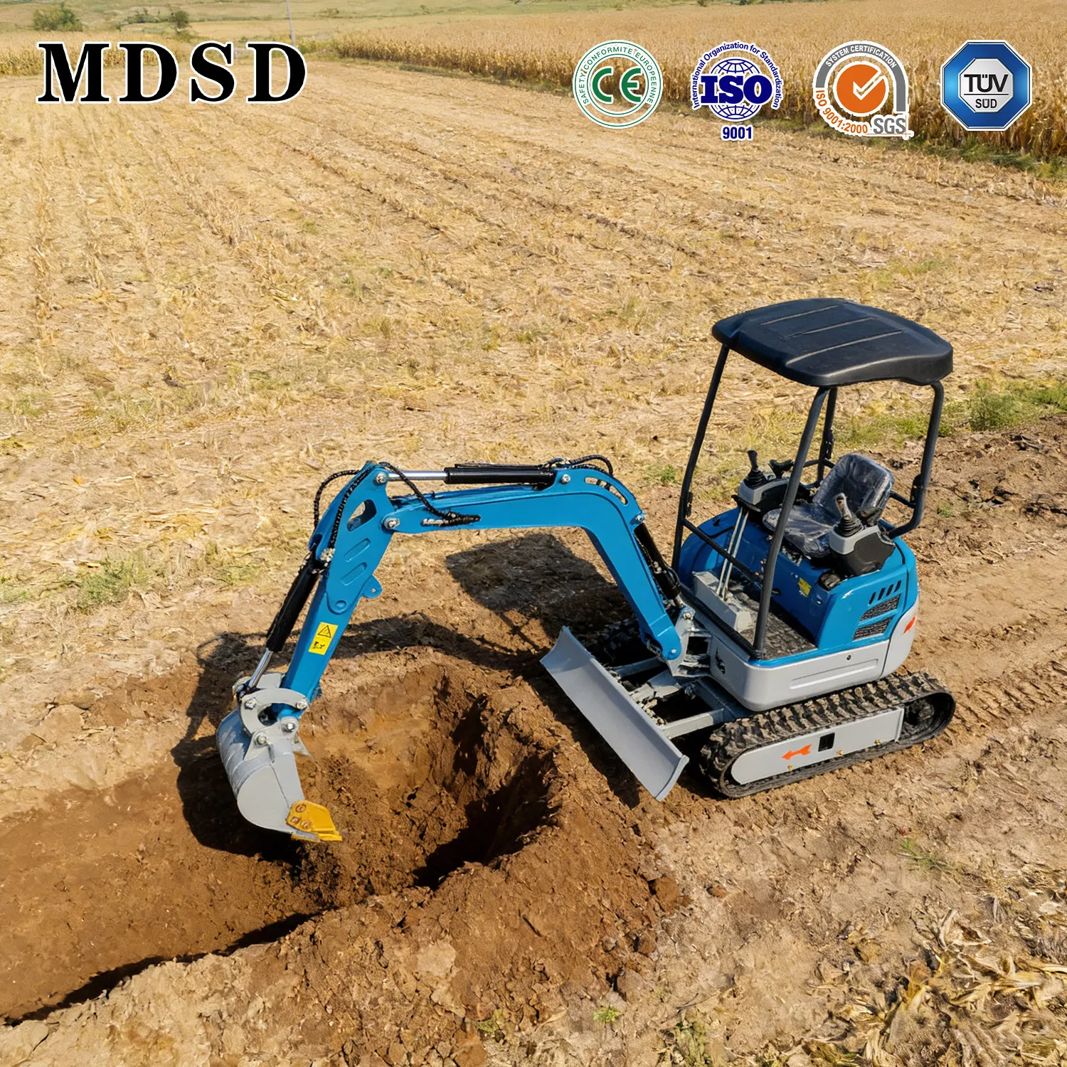 

3.5Ton Mini Hydraulic Excavator Small Crawler Digger Kubota Engine Multifunctional Construction Equipment Excavator For Farm