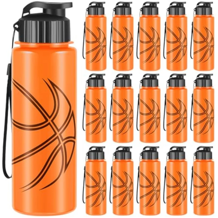 

Набор из 16 многоразовых спортивных бутылок для воды объемом 20 унций – идеальный подарок для игроков, фанатов и команд на вечеринках