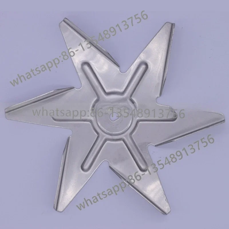 

Diameter 150mm six-leaf fan blade 304 stainless steel oven motor fan fan blade