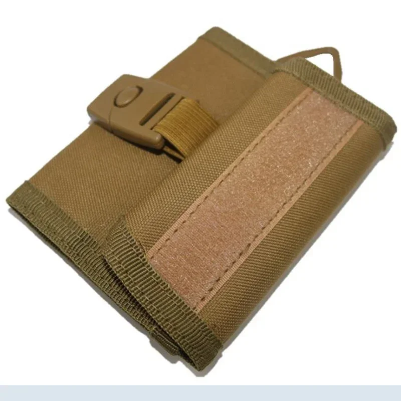 Outdoor Multi-function Tactical Wallet Card Key Bag EDC Wallet Camouflage Wallet Commuter Pass Card Camping Hiking Sport
