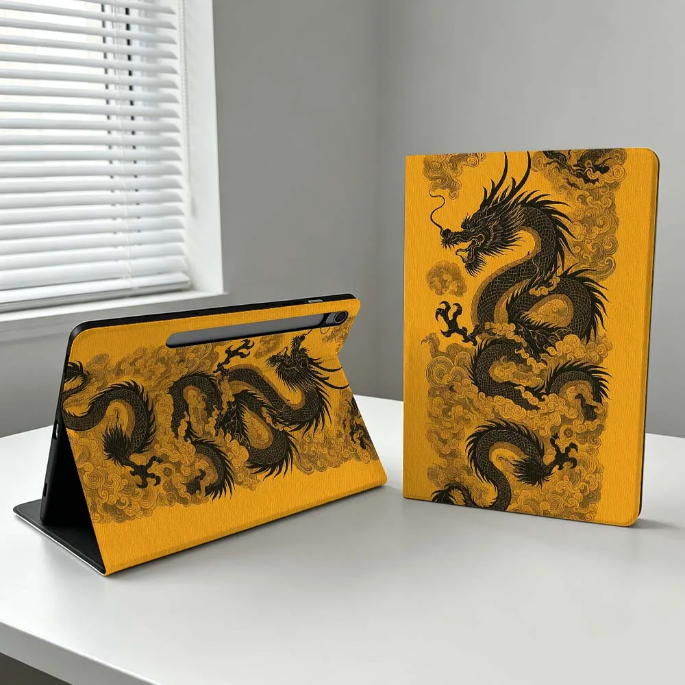 Dragon Tiger Snake Gift For Samsung Galaxy Tab S11 S10 S9 S8 S7 S6 A11 A10.1 A9 A8 A7 Ultra FE Plus Soft Tablet Case