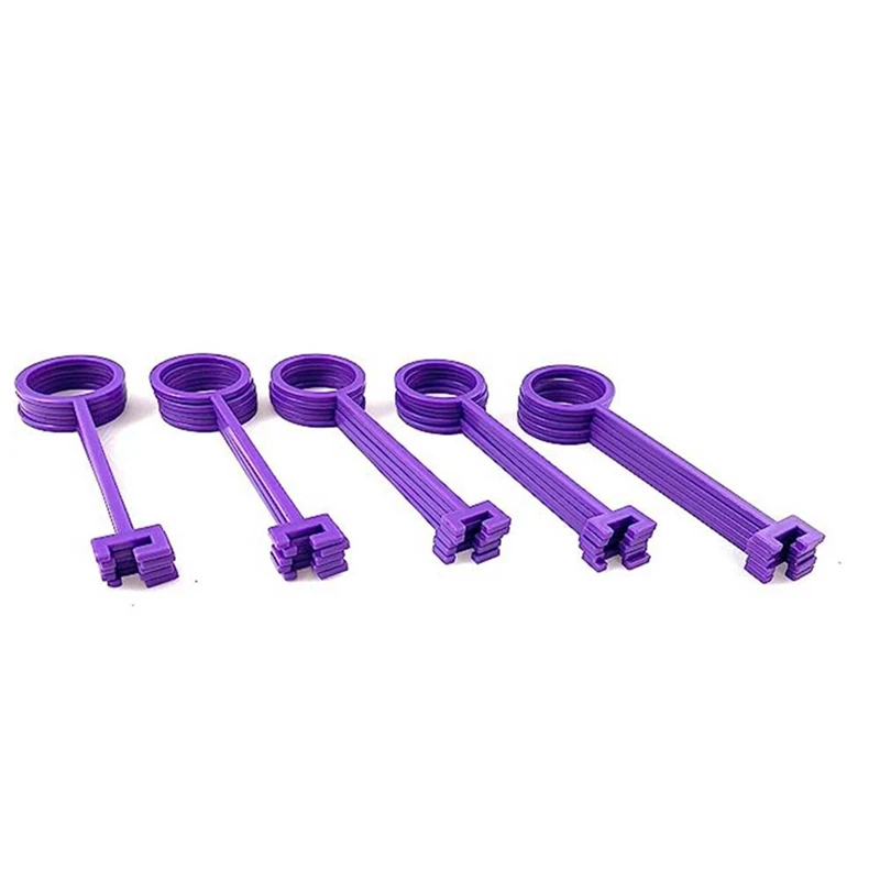 Colgador de objetivo de 50 piezas, Clip de gancho de objetivo Gong ABS, soportes de objetivo para tubería colgante, Kit de soporte de montaje DIY, fácil de usar