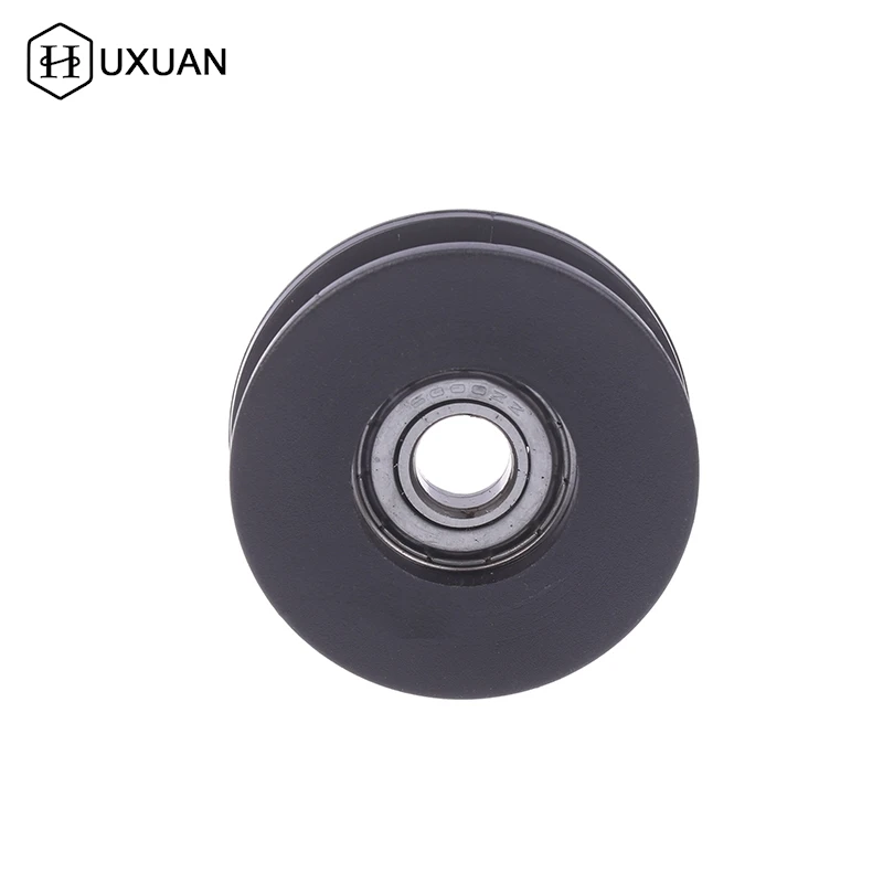 1PC Durable High Quality 50mm Black Bearing Pulley Wheel Cable Gym Equipment Part Wearproof Gym Kit