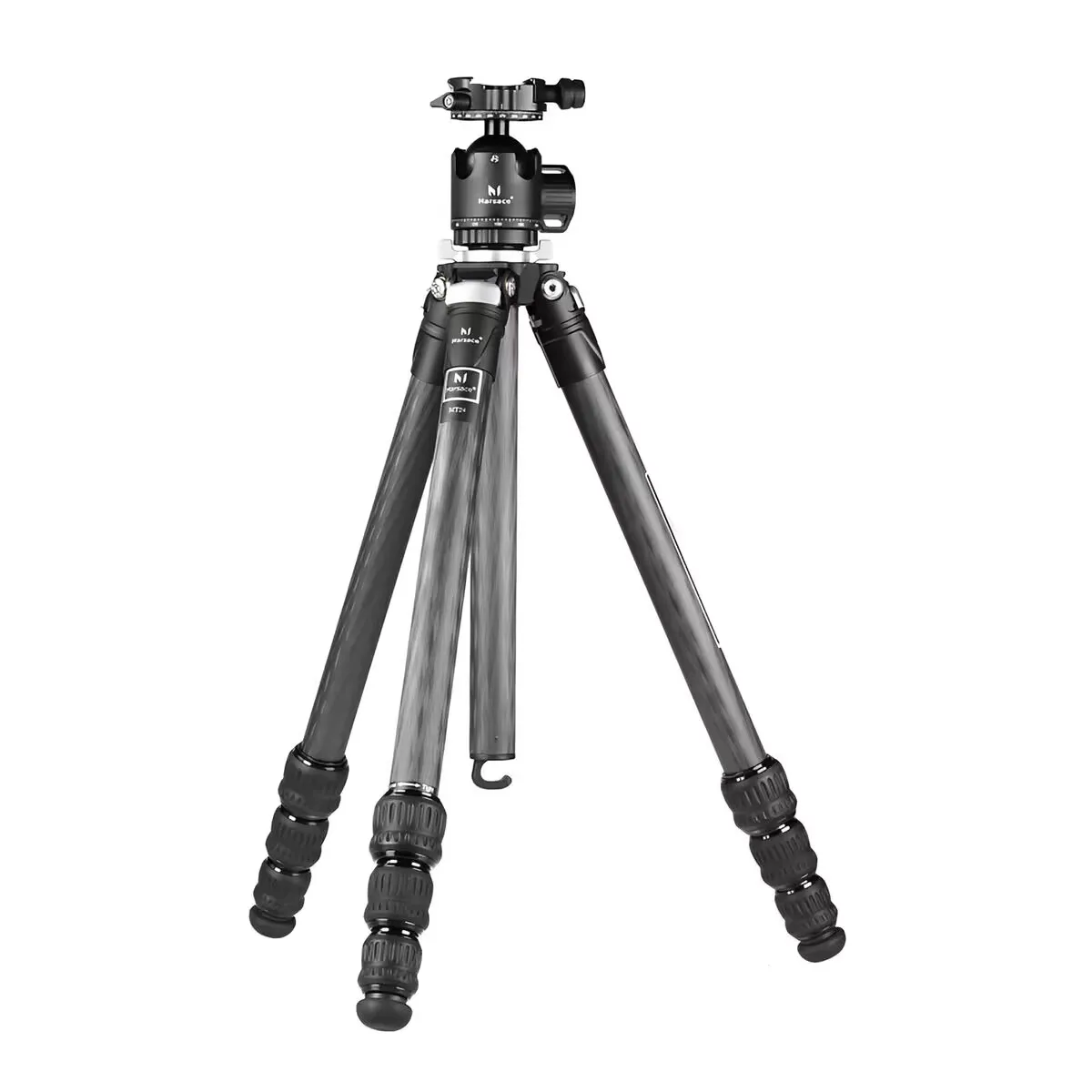 Marsace MT24 / XB-2R Professional Carbon Fiber Tripod & Ball Head Kit With Center Column Panorama Ball Head Quick Release Plate