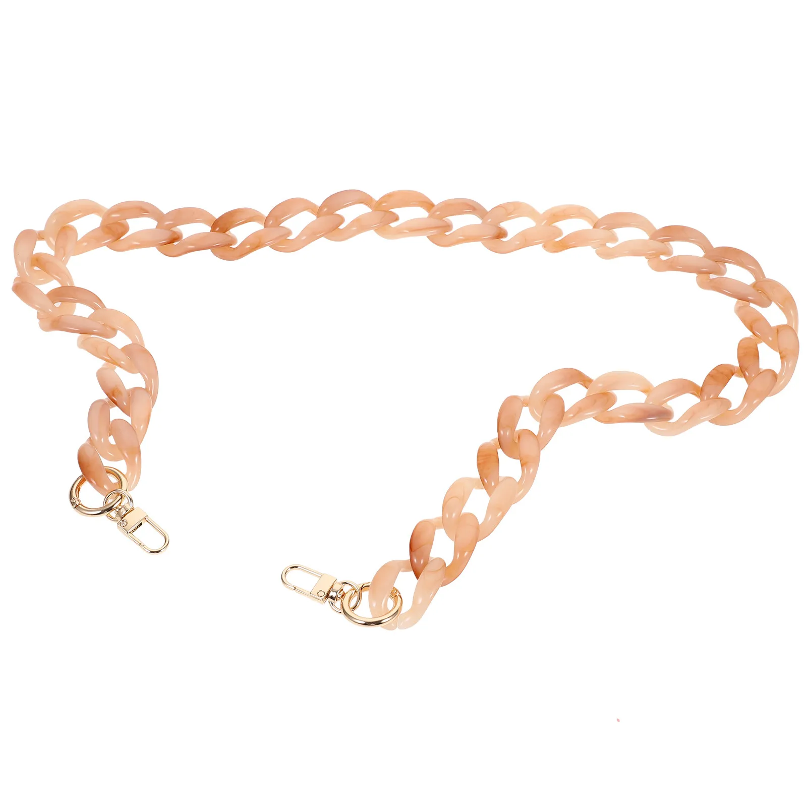 Acrylic Fishbone Bag Chain Replacement Detachable Purse Chain Strap Handbag Shoulder Strap Crossbody Bag Extension