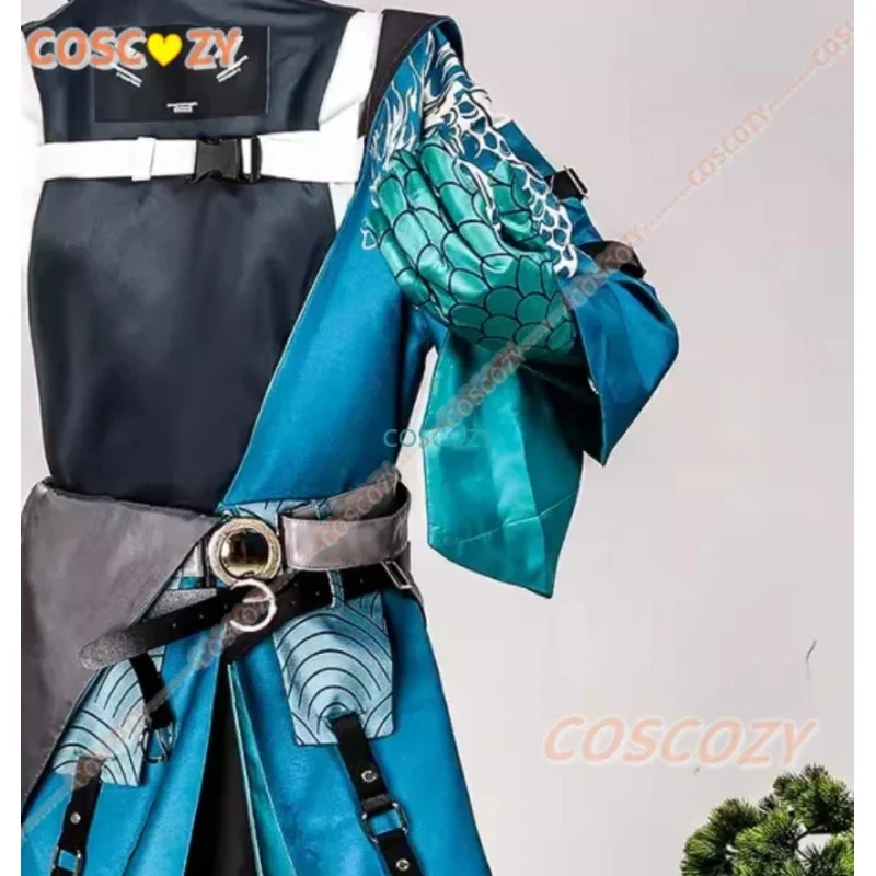 qq681사전 판매 Wuthering Waves Jiyan 코스프레 의상 컨벤션 이벤트 할로윈 파티를 위한 긴 녹색 가발 게임 의상