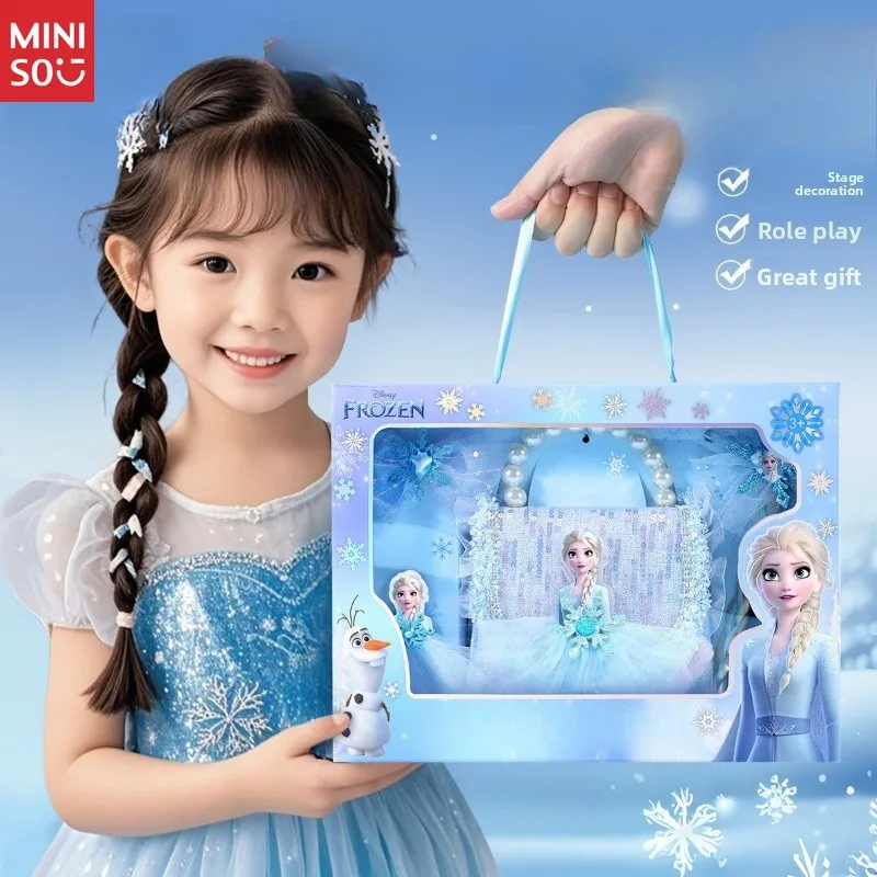 Disney Kids Elsa Crossbody Bag 2025 | Girls' Mini Handbag, Chic Princess Style