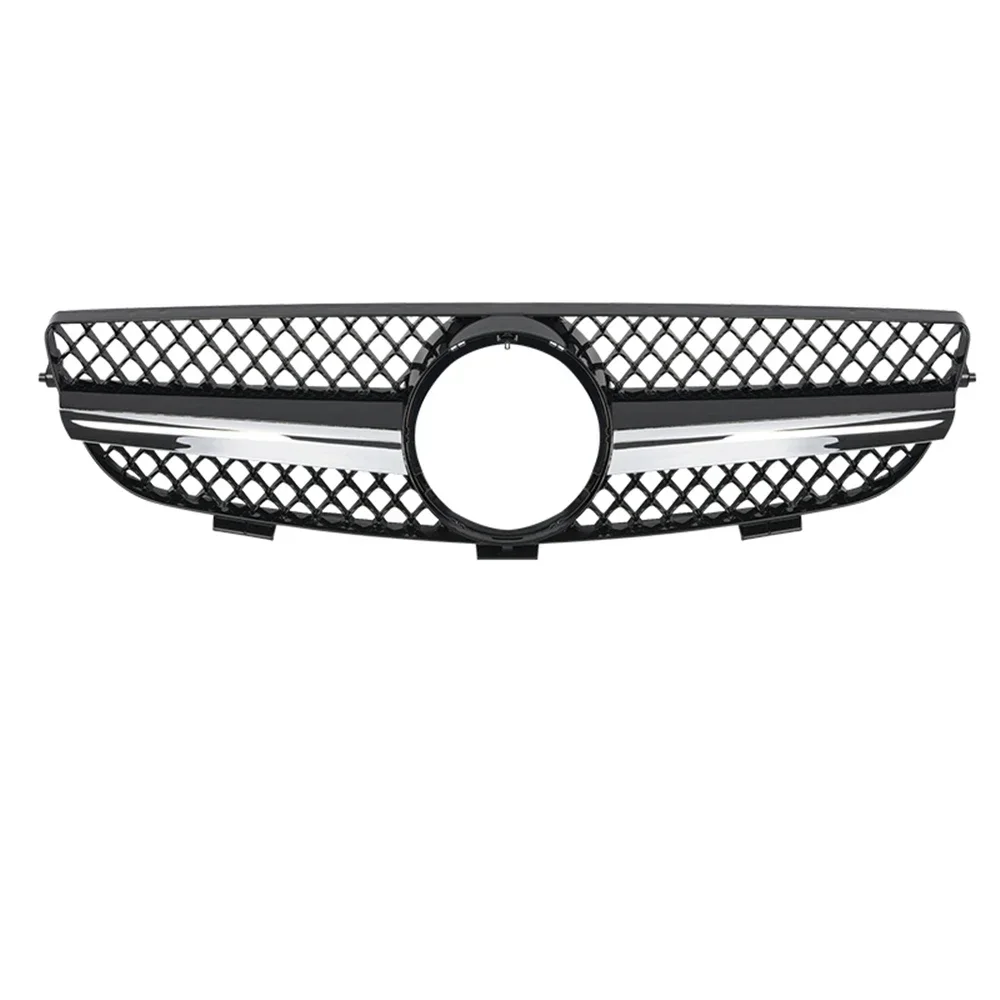 For Mercedes Benz CLK Class W209 CLK63 CLK550 CLK320 2003-2009 Front Grills Grille Upper Bumper Hood Mesh Air Intake Grille