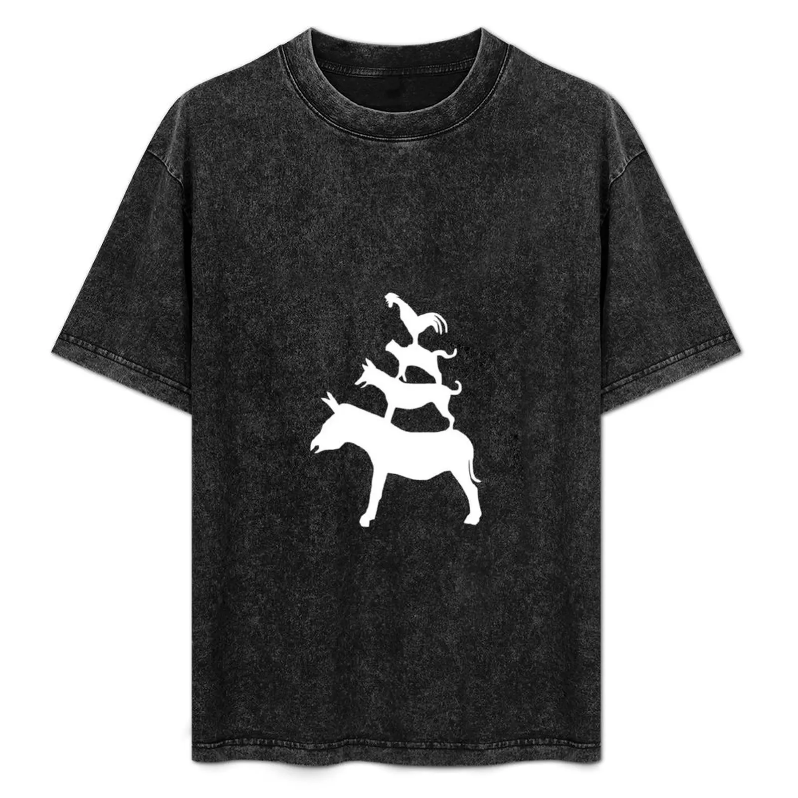 The Town Musicians of Bremen (Die Bremer Stadtmusikanten) - Camiseta oscura, camiseta deportiva transpirable de manga corta