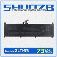 SHUOZB GLT163 Laptop Battery For HIPAA SH56 20201127 K8 P03 15.4V 73.92WH 4800MAH