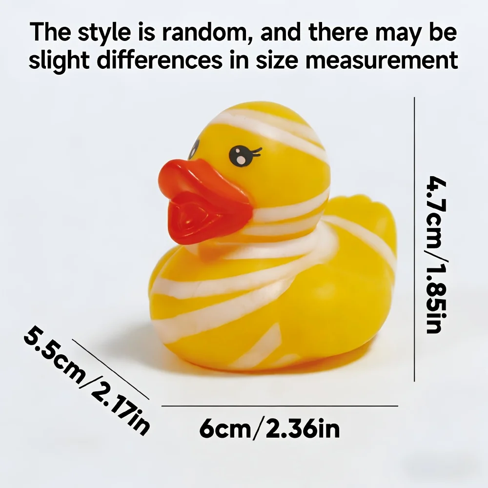 10/20 Stück Neuartige Quetsch-Gummi-Enten im Großpack, Niedliche Schwimmende Enten als Party-Gastgeschenke, Süßigkeitenbeutel-Füller für Heimdekoration und Geschenkbedarf – Detail 1