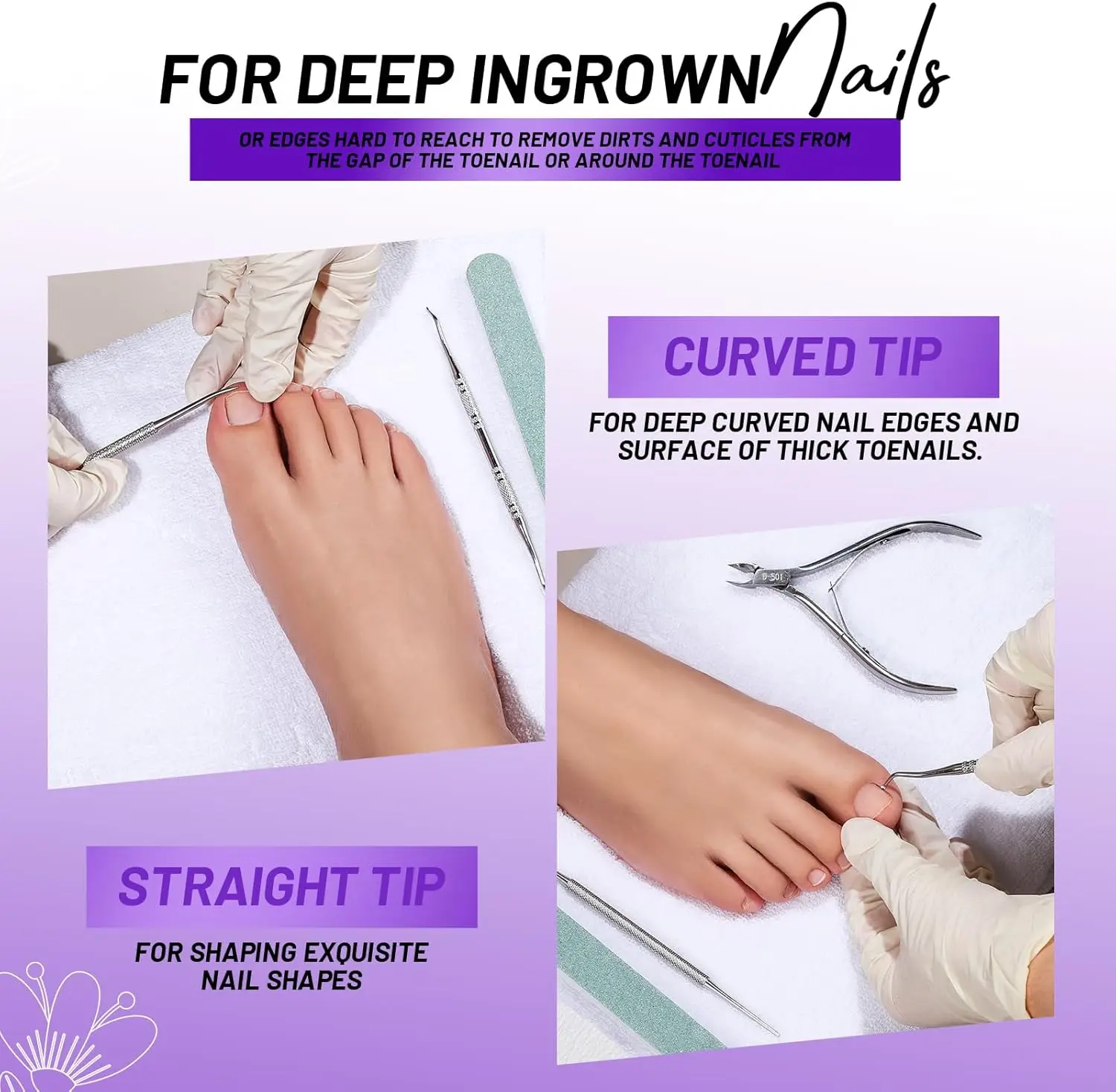 2/21 stuks nagelverzorgingsset nagelbuffers en vijlen nagelriemgereedschap kit nagelmanicure gereedschap vingernagelvijlset nagelriemtang