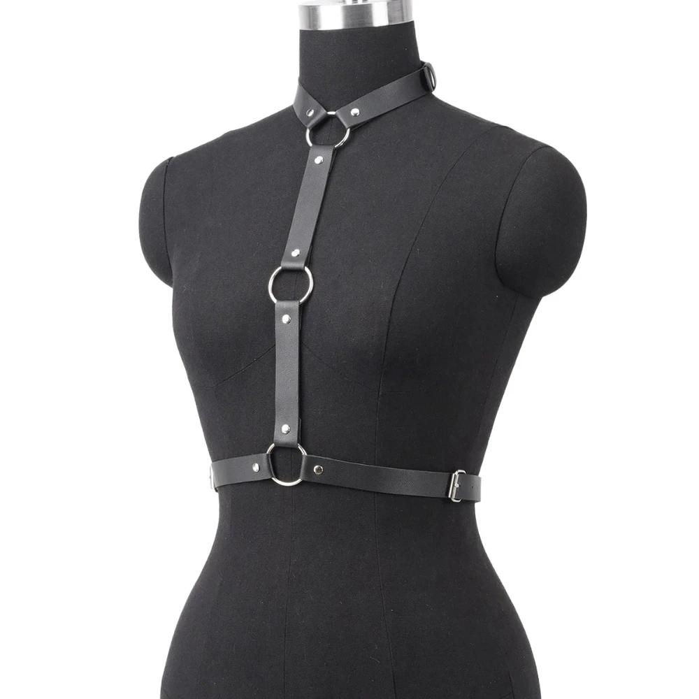 Women Fashion Belt Street Style PU Leather Harness Waist Belt Corset Decorative Punk WaistBand Gothic Clothing Accessories
