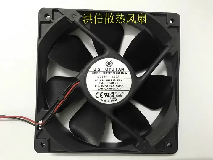 

Бесплатная доставка, оригинал TOYO FAN USTF1202524MW 24V 0.30A 12CM 12025 инверторный вентилятор