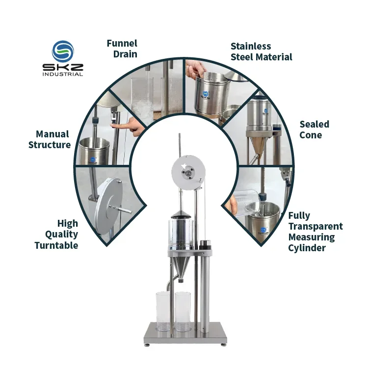 

2026 SKZ115 CE Certified Pulp Drainage Meter Origin Factory Instrument SR Beating Pulp Tester for Recycled Pulp Grade Sorting