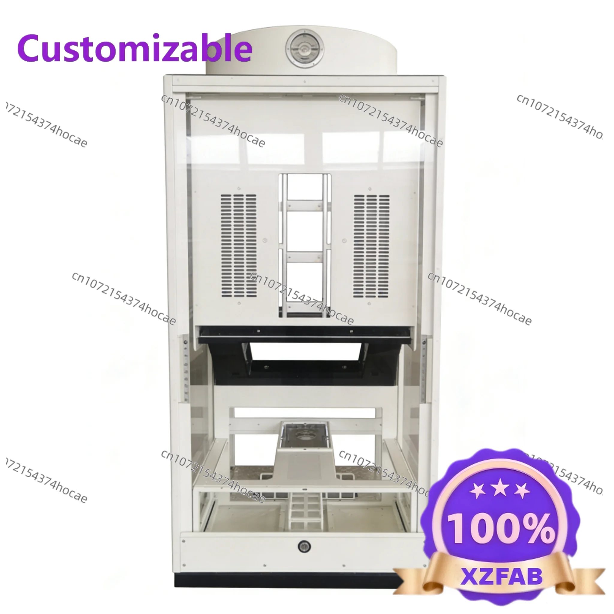 Factory Direct 2026 Top Saldatura e assemblaggio di un armadio purificatore d'aria in acciaio inox dorato per apparecchiature di
