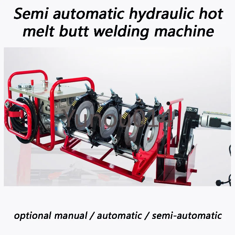 Pe Pipe Butt Welding Machine, Hand-operated, Manual, Semi-Automatic, Hot Melt, Hydraulic, Four Ring