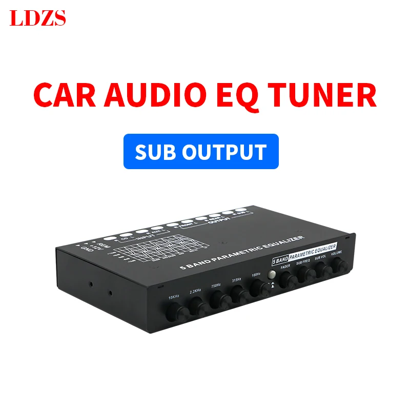 

Cross-border vehicle professional equalizer 5 segment vehicle audio EQ tuned frequency division lossless subwoofer