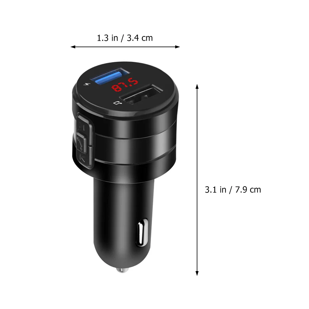 

Car Audio Player Dual Usb Ports Hands-Free Calling Wireless Transmitter For Vehicle Mp4 Player Auto Radio Adapter